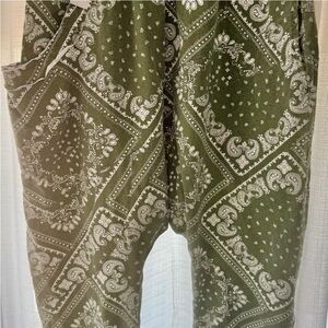 Jaded Gypsy Paisley Print Bandana Pants
